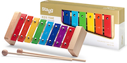 STAGG Metak8 Metalofón de colores 8 notas escolar