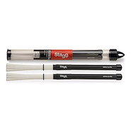 STAGG Sbru10rn Escobilla De Nylon Dinámico Con Mango De Goma