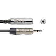 STAGG Nac3mpsmjsr Cable Prolongador Mini Plug Stereo 3 Mts Extensión Auricular