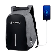 SUONO Acc0099 Mochila Antirobo Reforzada Acolchada Impermeable Puerto Usb