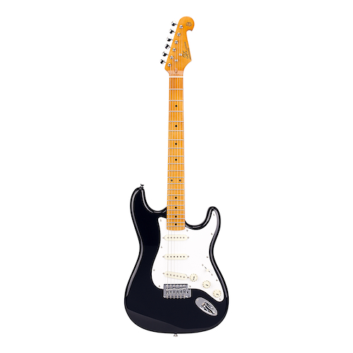 SX Sst57+/bk Guitarra eléctrica stratocaster vintage series negra - $ 445.800