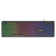 TARGA Jupiter 150 Teclado Gamer Usb luces programables rgb ultra delgado