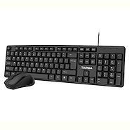 TARGA Office 200 Kit teclado y mouse plug & play diseño silencioso Usb