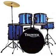 THUNDER Jbp0901-mb Bateria 5 cuerpos stdandar fierros platillos bombo 22