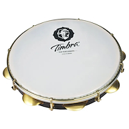 TIMBRA 8628 Pandeiro 10" madera herrajes dorados made brazil