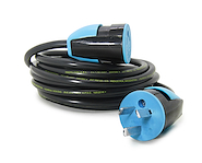 TREFI Ptn5m Prolongador cable tipo taller 3X1,5mm 5 metros negro