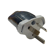 TREFI F220mcn Ficha negra macho 220 a cable tripolar