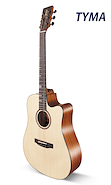 TYMA GUITARS Hdc-350s Guitarra Electroacústica Tapa Abeto Fishman Funda