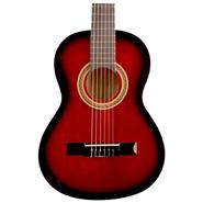 VALENCIA Vc103rds Guitarra Clasica Estudio Tamaño 3/4 Rojo Esfumado