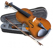 VALENCIA V160 1/2 Violin de estudio 1/2 abeto clavija y diap arce arco estuche