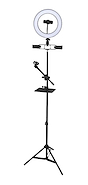VENETIAN Yg-03 Aro ring luz led 26 cm selfie incluye soporte mic y bandeja