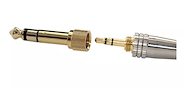 VENETIAN Lc00157 Ficha Adaptador Metálico Plug 6.5St A Mini Plug 3.5 St Rosca