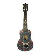 VESTON Kus22 maya Ukelele soprano funda maya