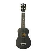 VESTON Kus12 Bk Ukelele Soprano Funda Negro