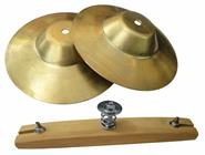 VSG Cam1 Platillo de bronce campana 7" para bombo de murga soporte