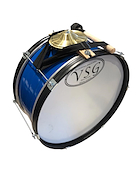 VSG 24" Kit bombo de murga metálico 24" con platillo correa y mazo