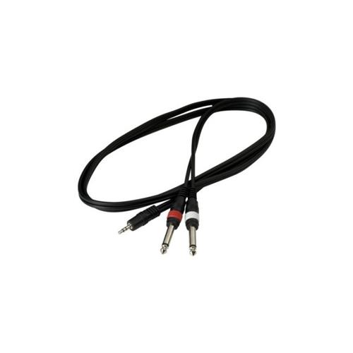 WARWICK Rcl 20912 d4 Cable plug 3.5 stereo a 2 plug 6.5 mono 1,5 mts - $ 9.100