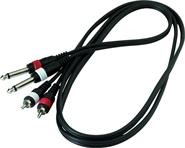 WARWICK Rcl 20932 D4 Cable 2 Rca Macho A 2 Plug 6.5 Mono 1,5 Mts