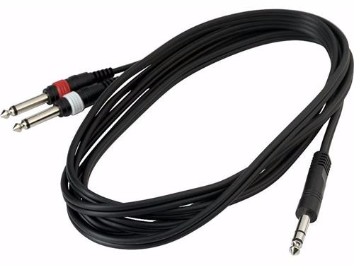 WARWICK Rcl 20924 d4 Cable 2 plug 6.5 mono a 1 plug 6.5 stereo 3 mts - $ 13.300