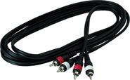 WARWICK Rcl 20943 D4 Cable 2 Rca A 2 Rca Macho 1,8 Mts