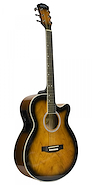 WASHBURN Wa45cetbs Guitarra electroacústica tapa pino eq afinador