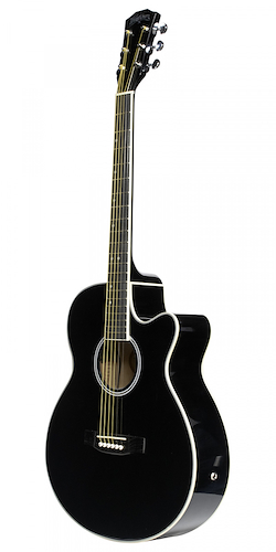 WASHBURN Wa45cebk Guitarra electroacústica tapa pino eq afinador - $ 331.000