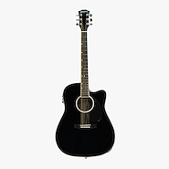 WASHBURN Wa47cebk Guitarra electroacústica tapa pino eq afinador