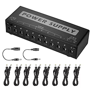 XP AUDIO Ps12v Fuente de alimentación para 10 pedales