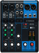 YAMAHA Mg06 Consola analógica 6 canales 2 mic + 6 linea 48v