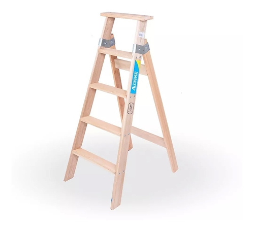 ALPINA  Escalera Madera Familiar x 5