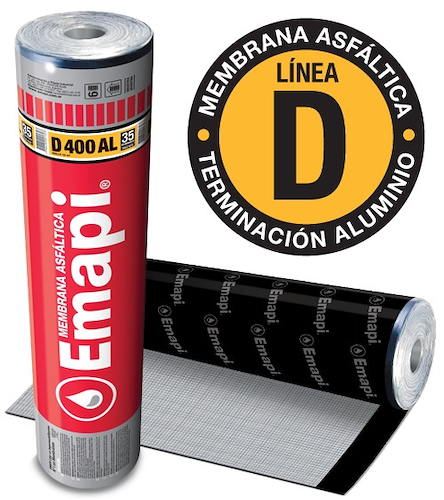 EMAPI D 400 AL 35 KG Rollo Membrana Aluminio