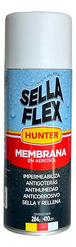 HUNTER Sella Flex Aerosol Membrana Caucho x 410 cc