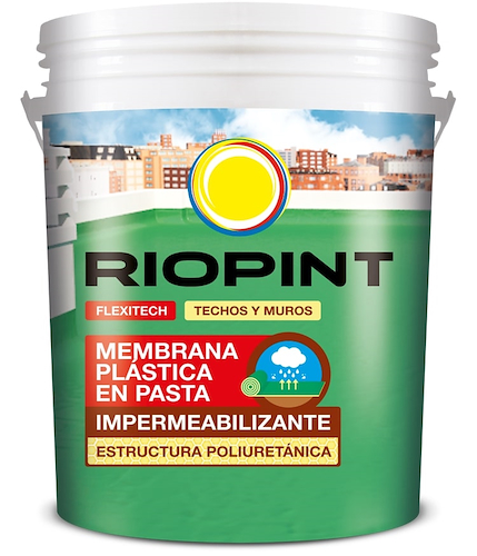 RIOPINT  Membrana Pasta Poliuret Blanco x 1