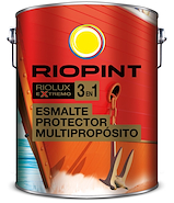 RIOPINT Riolux Sintetico 3en1 Satinado Negro x 4