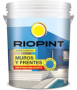 RIOPINT Muros y Frentes Latex Naranja x 4