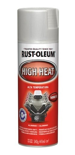RUST OLEUM Automotor Aerosol Alta Temp Aluminio x 340