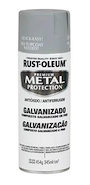 RUST OLEUM Metal Protection Aerosol Galvanizado Gris x 454