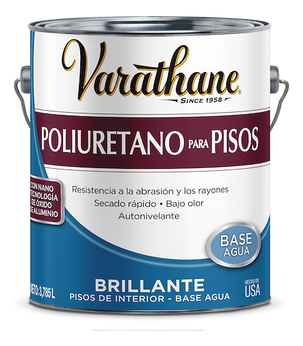 RUST OLEUM Varathane Hidro Laca Parquet Poliuret Bte x 3.785