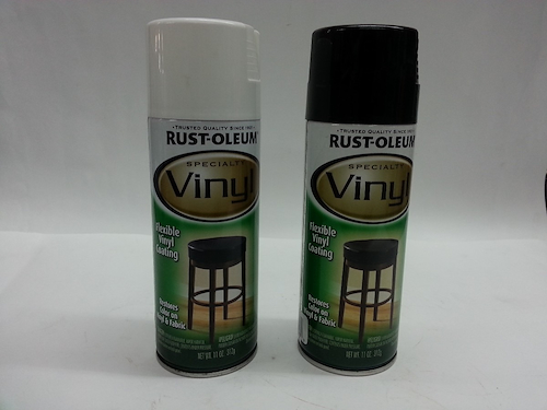 RUST OLEUM Specialty Aerosol Vinyl Negro