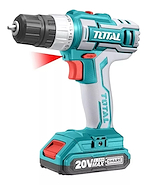 TOTAL TDLI20024-4 Taladro Inalambrico 20V 1500 rpm