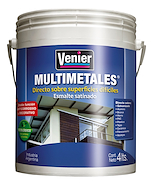 VENIER Multimetales Esmalte al Agua Sat Blanco x 4