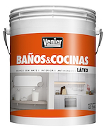 VENIER  Latex Baños y Cocinas x 5
