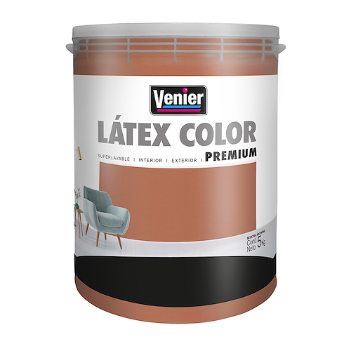 VENIER Latex Color Latex Int-Ext Terracota x 5