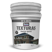 VENIER Texturas Texturado Mediano Blanco x 30