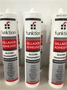 Funktion Adhesivo Silicona transparente  280g