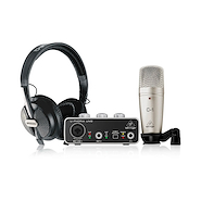 Kit De Grabacion Behringer Uphoria Studio Placa + Mic + Auri BEHRINGER U-Phoria Studio