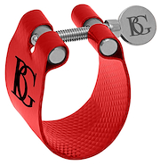 ABRAZADERA FLEX CLARINETE ROJA - INCLUYE CUBRE BOQUILLA BG LFB9