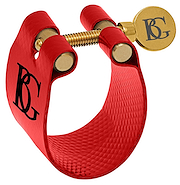ABRAZADERA FLEX SAXO ALTO ROJA - INCLUYE CUBRE BOQUILLA BG LFA9