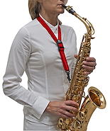 Correa Saxo Alto/Tenor  Standard  Gancho Plastico - Color Ro BG S39SH