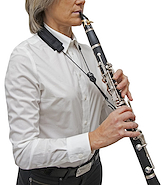 Correa Elastica Para Clarinete Con Pad De Absorcion De Trans BG C20E